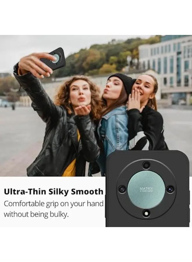 حافظة هاتف من TPU مقاومة للصدمات باللون البنفسجي الفاتح لهاتف Honor X9a - Image 2
